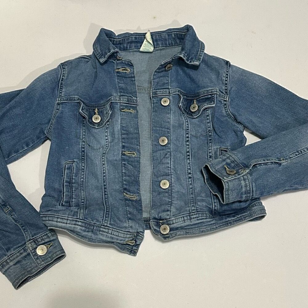 Thereabouts Denim/Jean Button Up Jacket Girls Size Medium 10/12